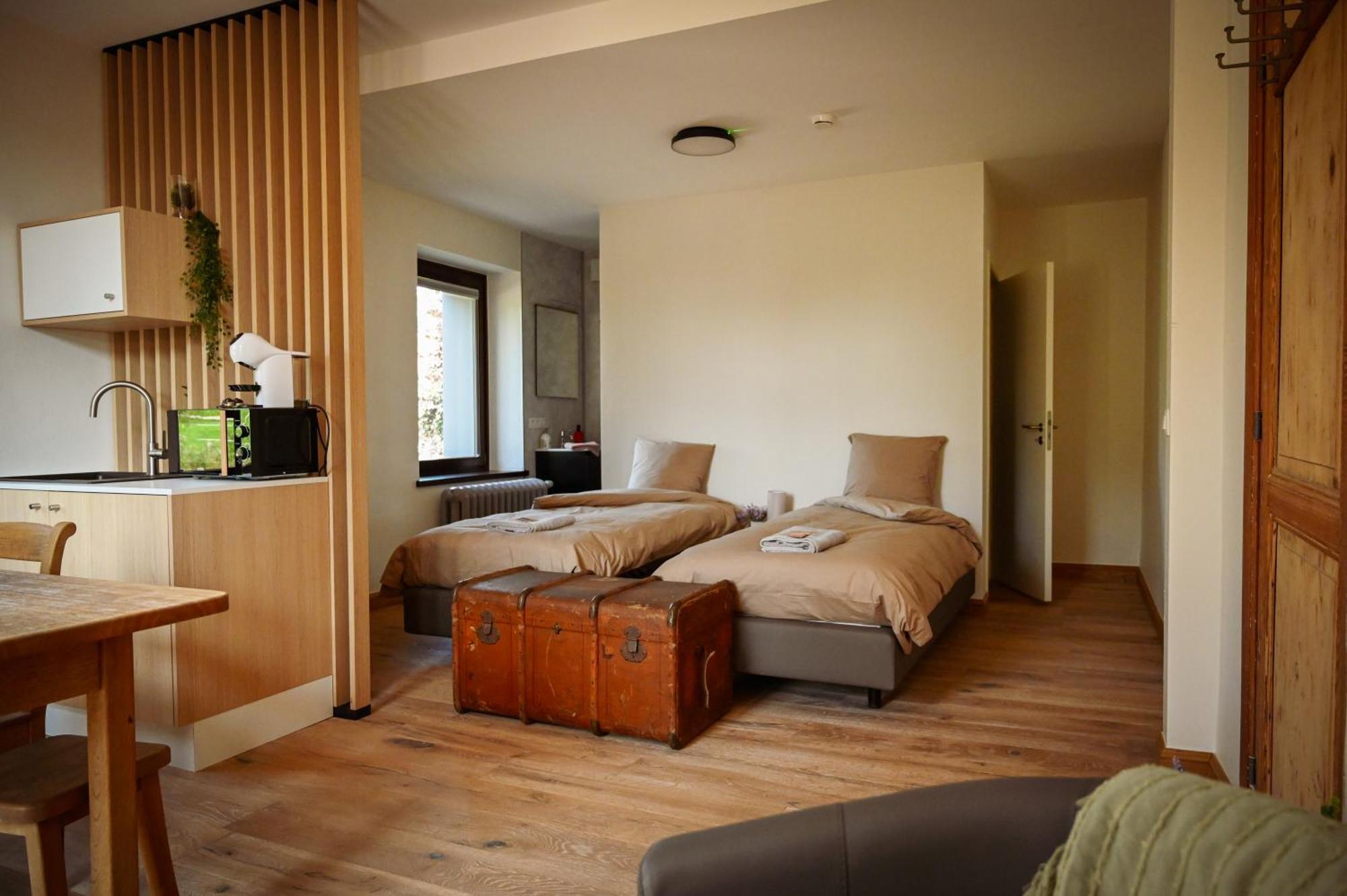 Open Source A L'Entree Du Circuit! Apartman Stavelot Szoba fotó